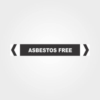 Asbestos Free Pipe Marker