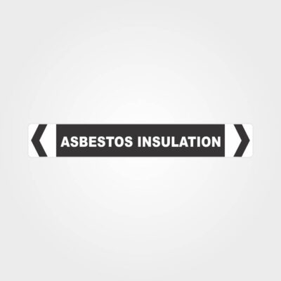 Asbestos Insulation Pipe Marker
