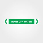 Blow Off Water Pipe Marker
