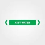 City Water Pipe Marker