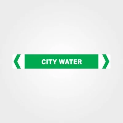 City Water Pipe Marker