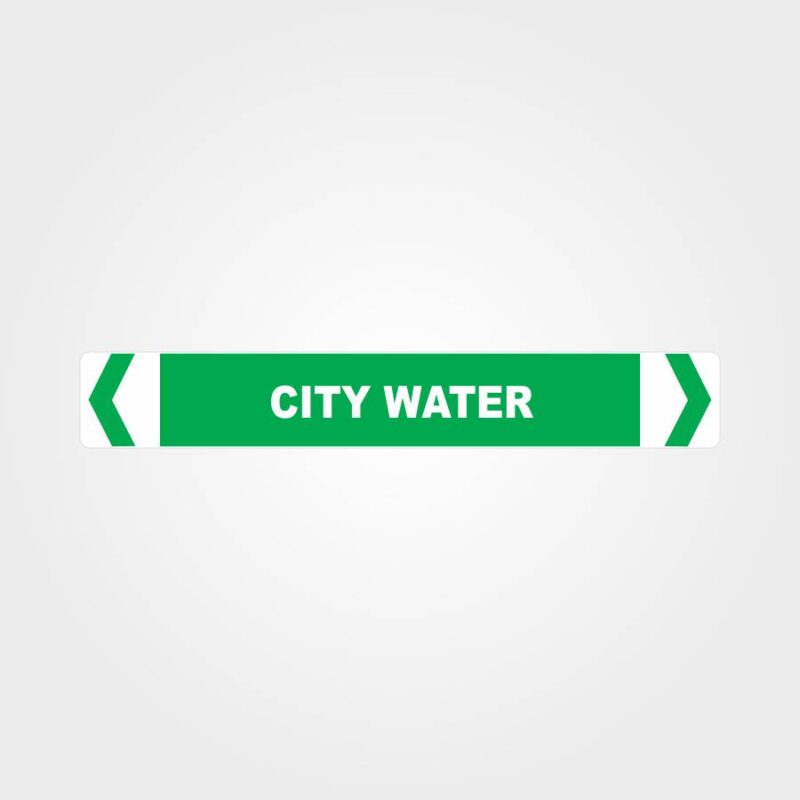 City Water Pipe Marker