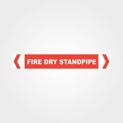 Fire Dry Standpipe Pipe Marker