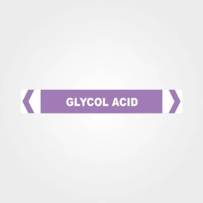 Glycol Acid Pipe Marker