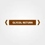 Glycol Return Pipe Marker