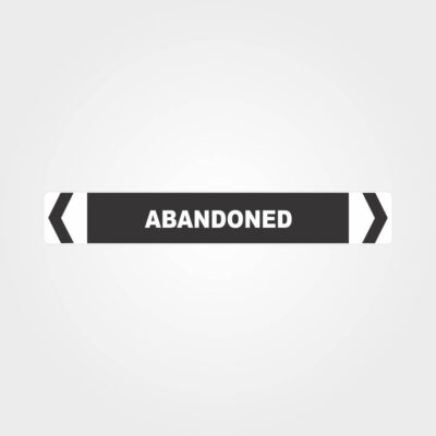 Abandoned Pipe Marker