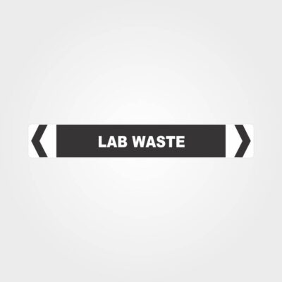 Lab Waste Pipe Marker