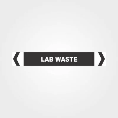 Lab Waste Pipe Marker