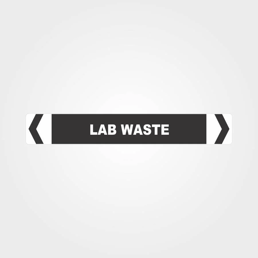 Lab Waste Pipe Marker