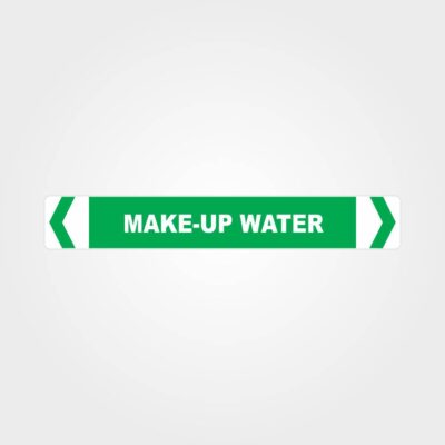 Make-Up Water Pipe Marker