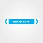 Med Air 50 PSI Pipe Marker
