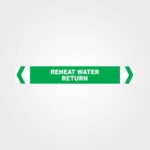 Reheat Water Return Pipe Marker