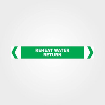Reheat Water Return Pipe Marker