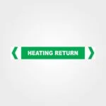 Heating Return Pipe Marker