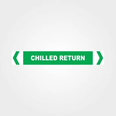 Chilled Return Pipe Marker