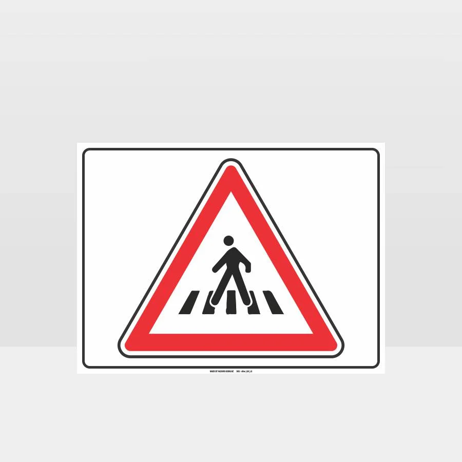 traffic_407_LS Pedestrian Crossing Sign - Landscape