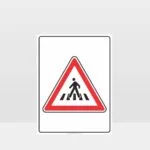 Pedestrian Crossing Sign - portrait