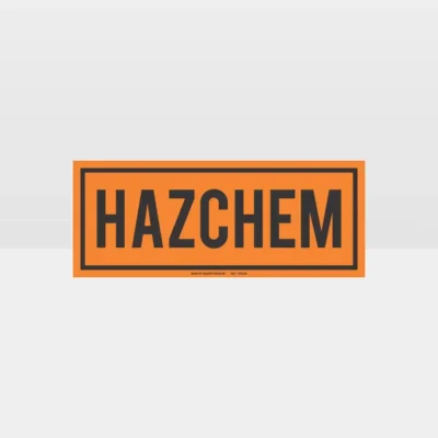 Hazchem Sign (Long)