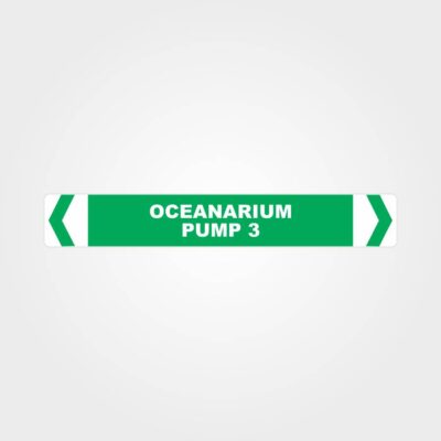 Oceanarium Pump 3 Pipe Marker