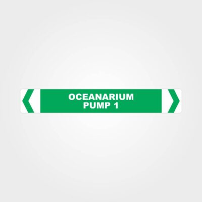 Oceanarium Pump 1 Pipe Marker