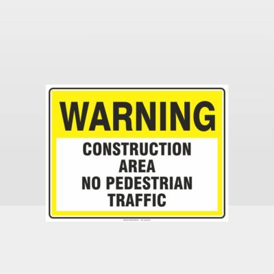 Warning Construction Area Sign