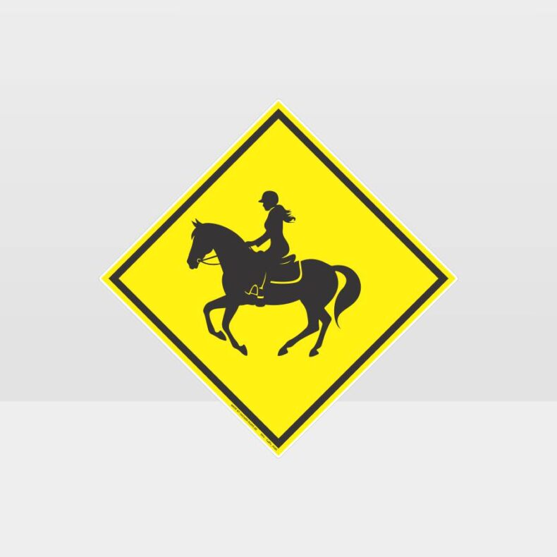 Horse Rider Warning Sign - HAZARD SIGNS NZ