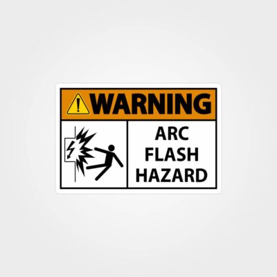 Warning Arc Flash Hazard Label