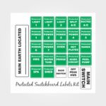 Protected Switchboard Labels Kit