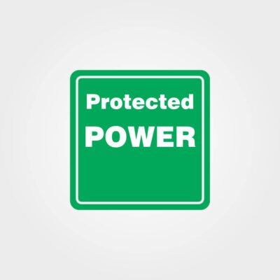 Protected Power Labels