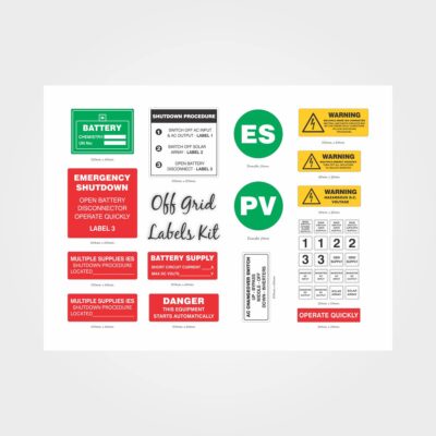 Off-Grid Labels Kit