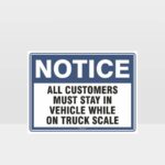 This Vehicle Is Out Of Service Sign