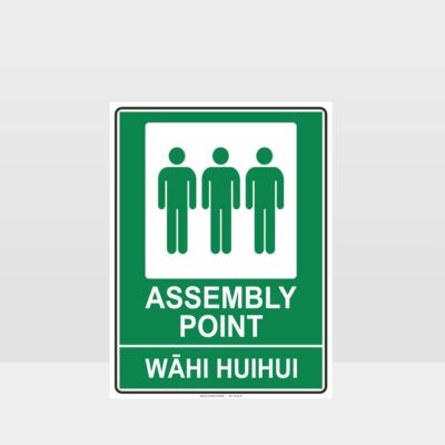 Te Reo Assembly Point Sign