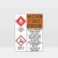 3Y Un No 1223 Kerosene HAZCHEM Sign