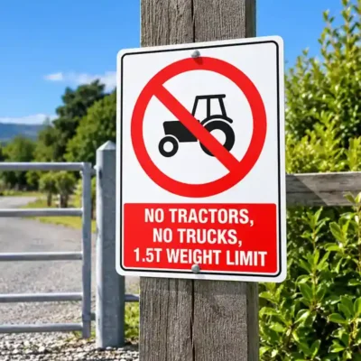 No tractors no trucks