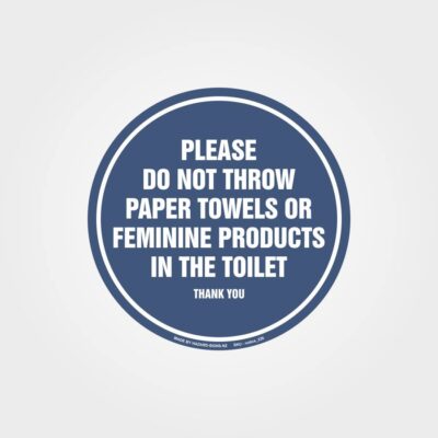 Toilet Instructions Sign