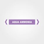 Aqua Ammonia Pipe Marker