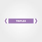 Triplex Pipe Marker