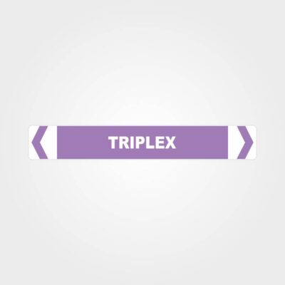Triplex Pipe Marker