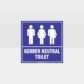 Gender Neutral Toilet Sign