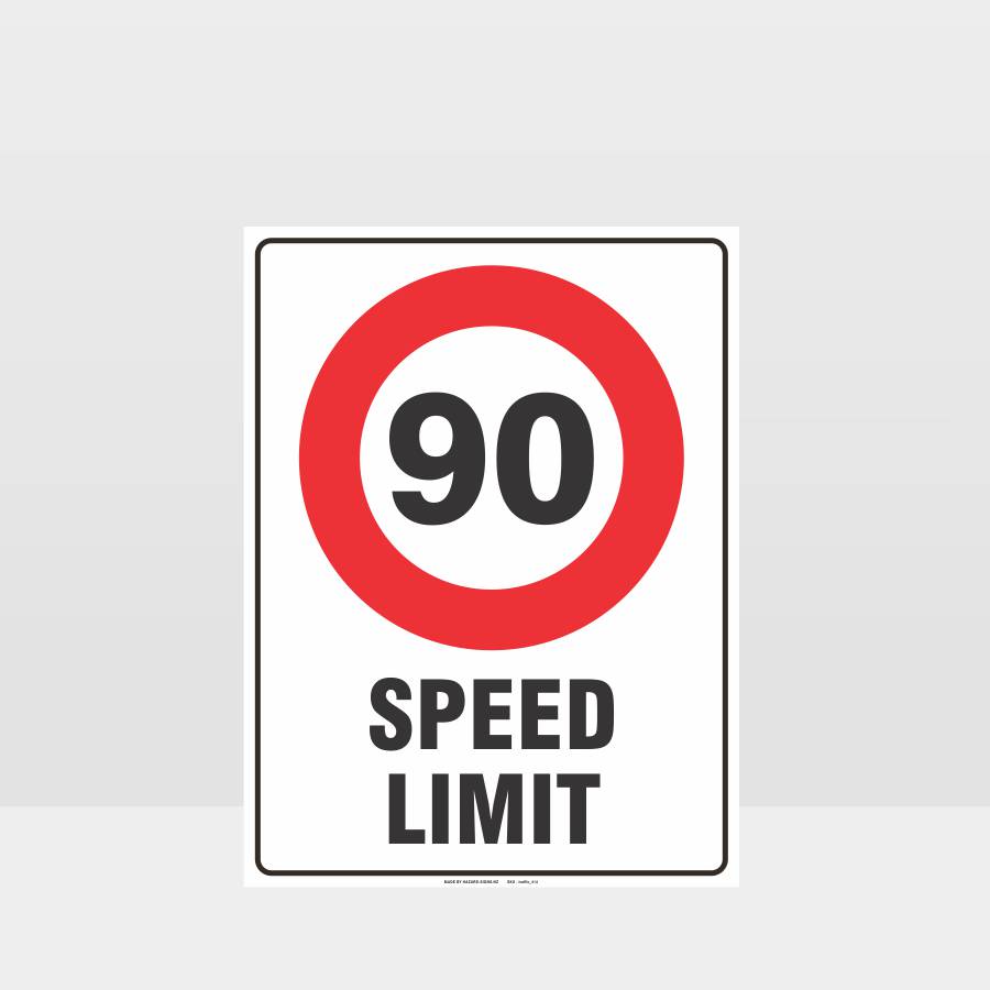 traffic_414 90 Km Speed Limit Sign