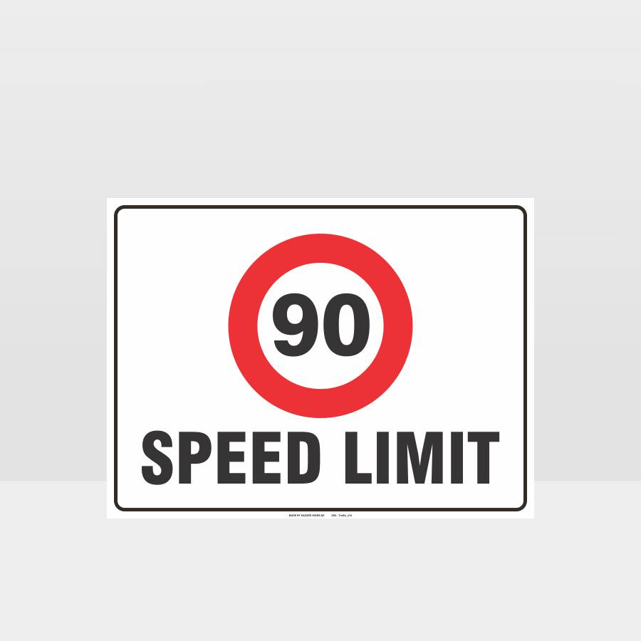 traffic_416 90 Km Speed Limit Sign