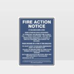 Fire Notice Sign
