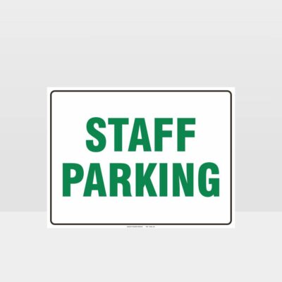 Staff Parking Sign