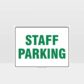 Staff Parking Sign