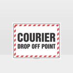 Courier Drop Off Point Sign