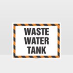 Waste Water Tank Sign
