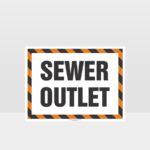 Sewer Outlet Sign