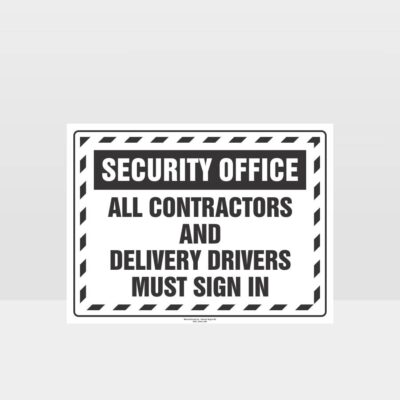 Security Office Sign-In Required Sign