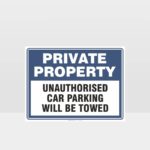 Private Property Parking Sign