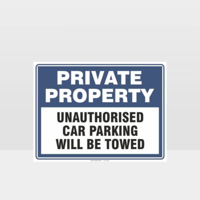 Private Property Parking Sign